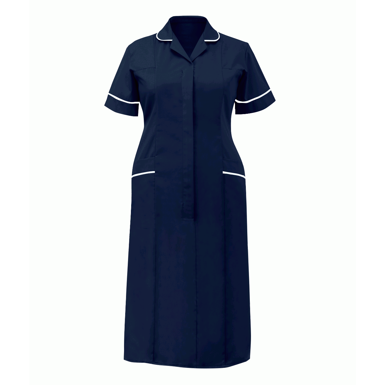 CLASSIC STEPIN DRESS: LADIES NAVY & WHITE