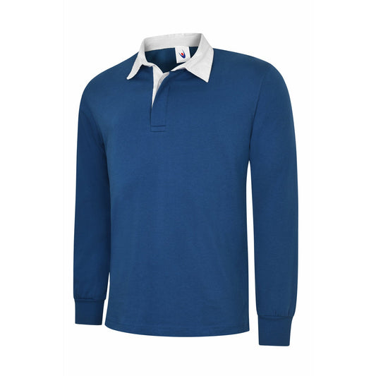 Classic Rugby Shirt Royal Blue