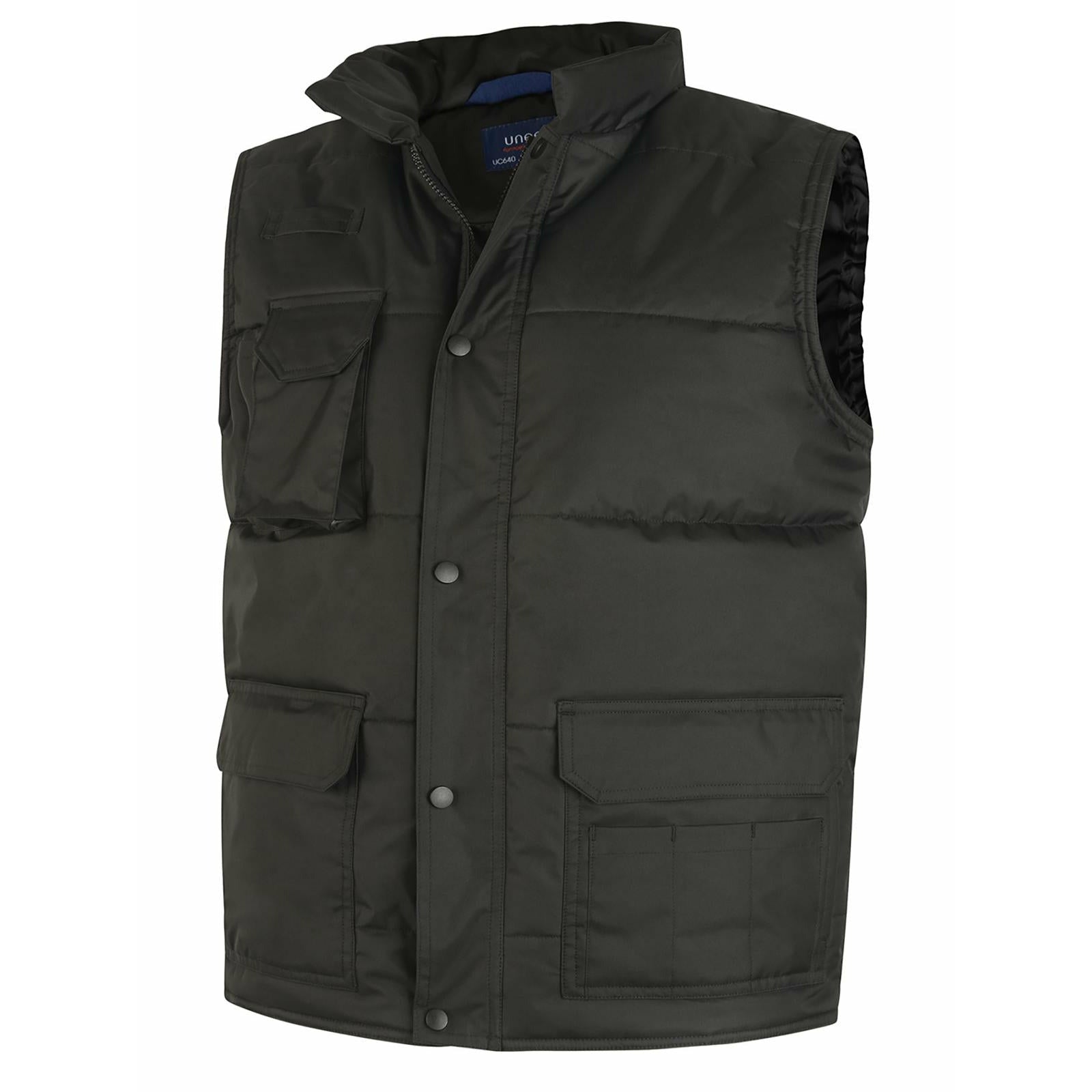 Black pro-body warmer